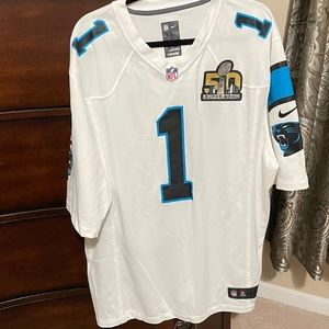 Cam Newton Super Bowl Jersey